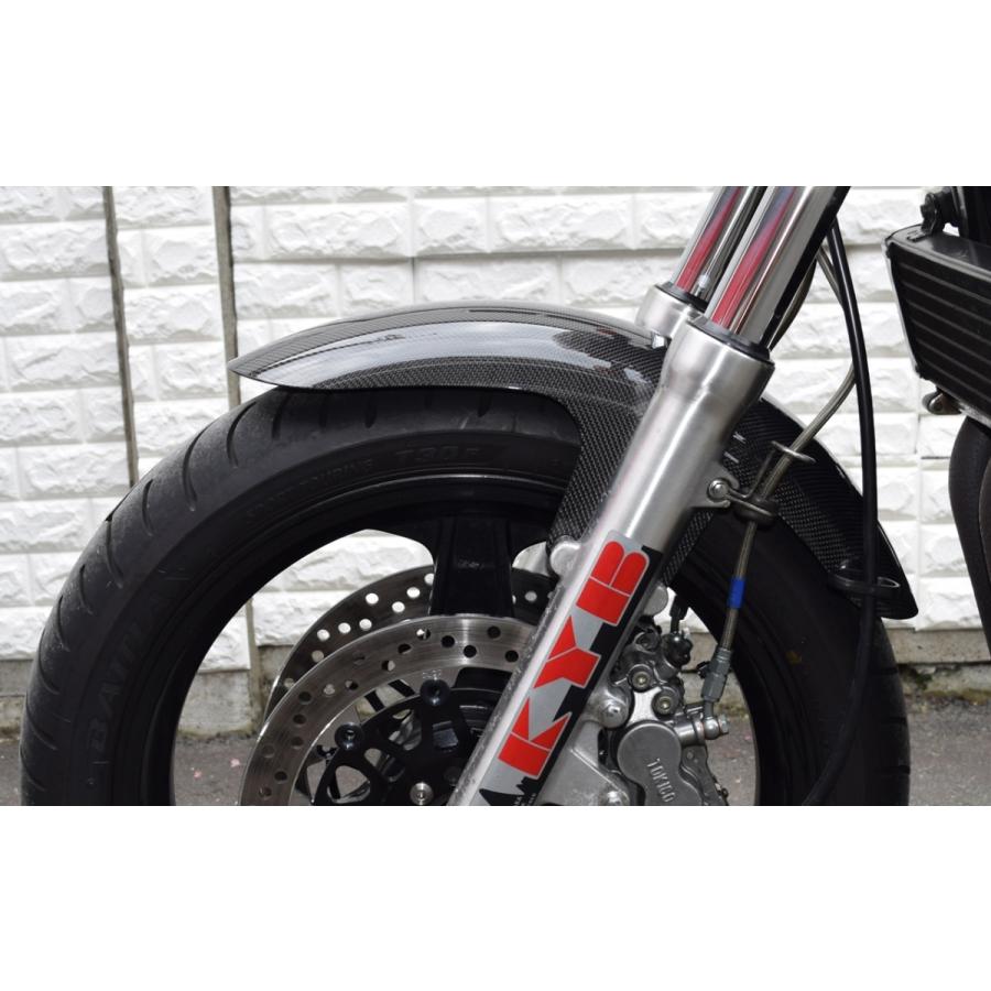 BLESS R’S ブレスアールズ カーボン フロントフェンダー(ノーマルタイプ) 仕様：光沢クリア塗装済み品 ZEPHYR1100 KAWASAKI カワサキ フロントフェンダー 外装_1