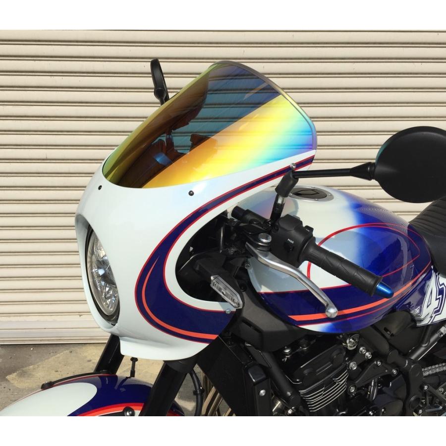 ACRY-Point アクリポイント ストリートタイプスクリーン スクリーンカラー：ミラー Z900RS CAFE KAWASAKI カワサキ スクリーン 外装