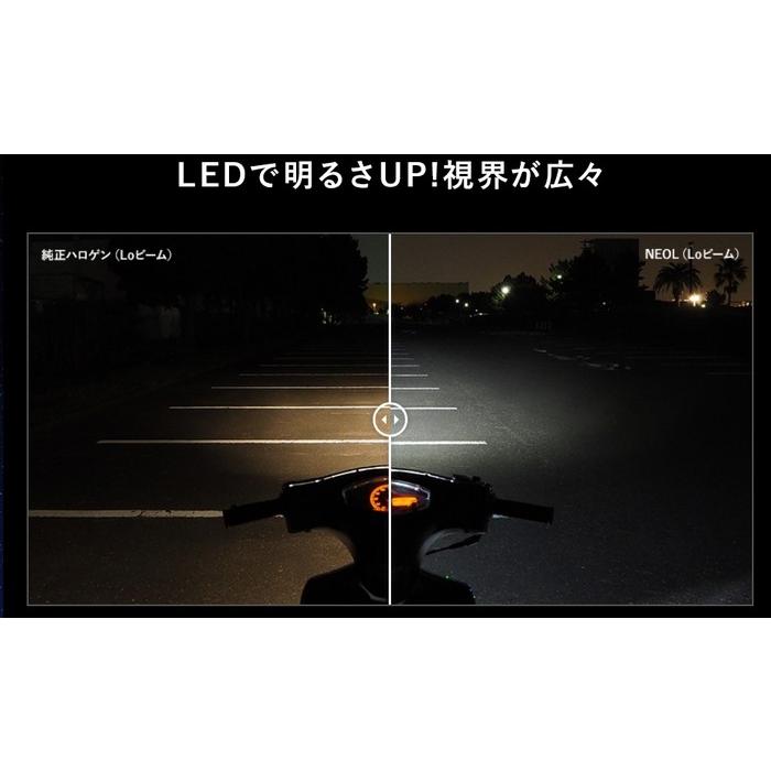 SPHERE LIGHT SPHERE LIGHT:スフィアライト ミニバイク用LEDヘッドライト NEOL[ネオル] PH11型 6000K HONDA ホンダ HONDA ホンダ  SUZUKI スズキ｜webike02｜03