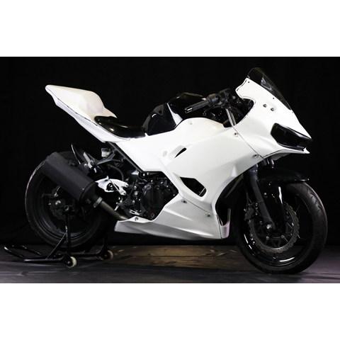 A-TECH - エーテック スピード競技用アンダーカウルSPL 色合い：黒いこと ニンジャ250 ニンジャ400 KAWASAKI カワサキ アンダーカウル ボンネットかかわり合い 飾りつけ