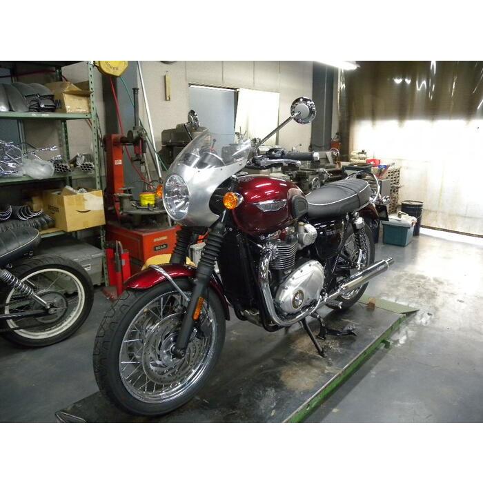 WM ダブルエム アロイビキニカウルキット スクリーンカラー：スモーク T-100 T-120 TRIUMPH トライアンフ ビキニカウル カウル関連 外装_1