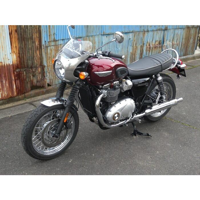 WM ダブルエム アロイビキニカウルキット スクリーンカラー：スモーク T-100 T-120 TRIUMPH トライアンフ ビキニカウル カウル関連 外装_2