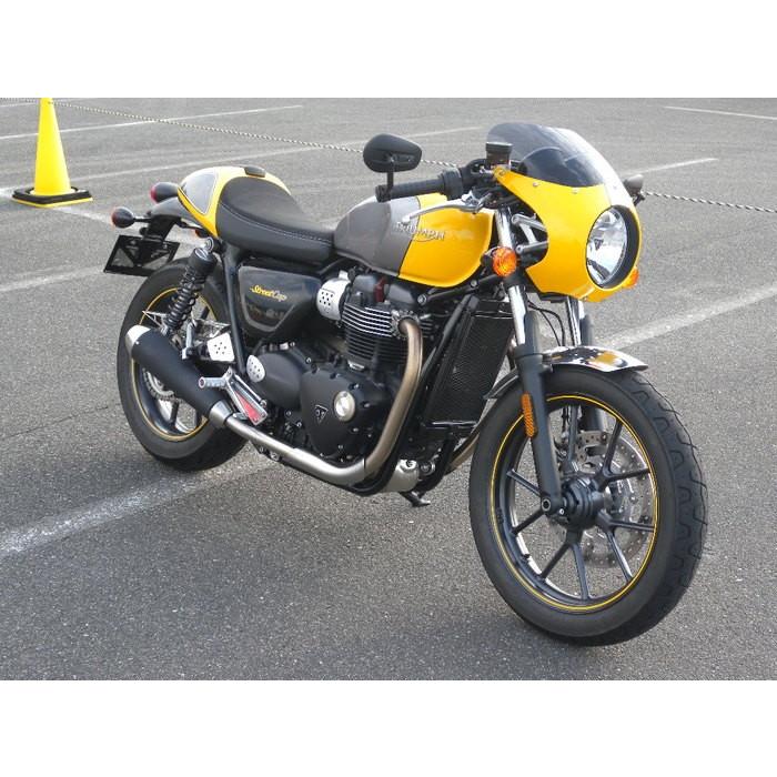 WM ダブルエム アロイビキニカウルキット スクリーンカラー：スモーク STREET CUP TRIUMPH トライアンフ ビキニカウル カウル関連 外装