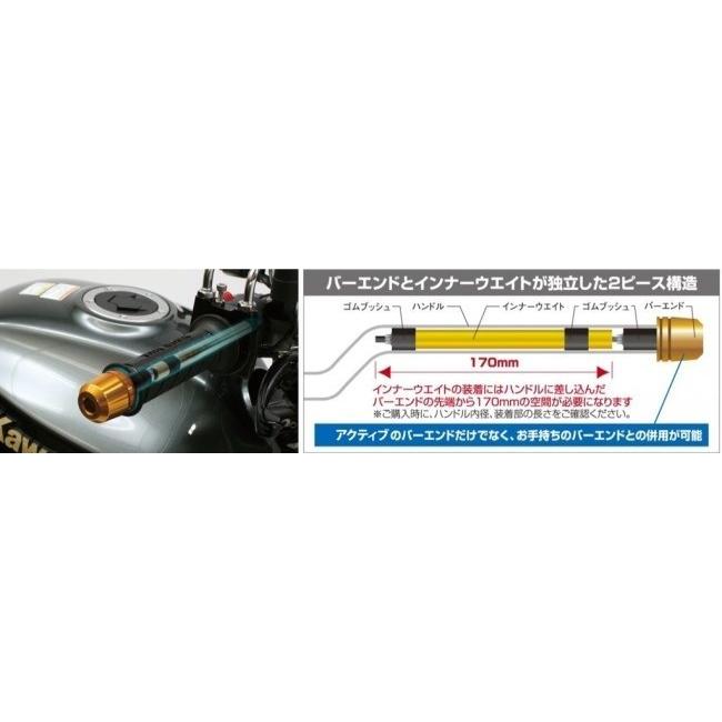 ACTIVE（アクティブ） インナーウエイト サイズ：ハンドル内径 Φ13-Φ17
