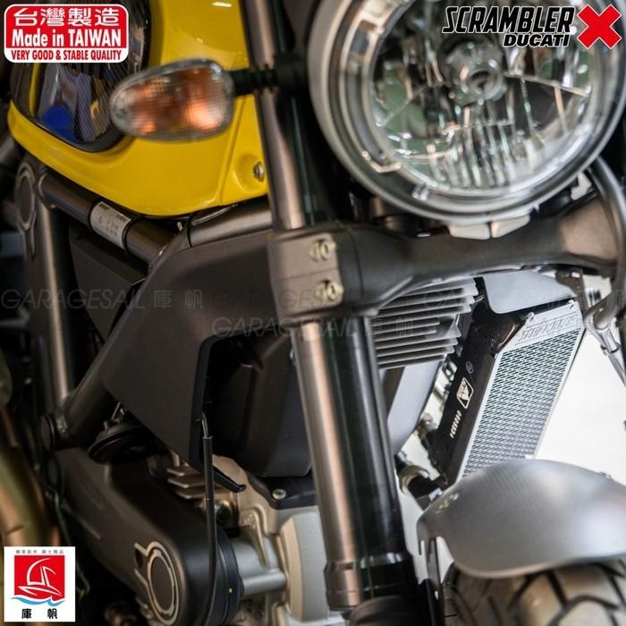 GarageSaiL ガレージセイル オイルクーラーガード COLOR：ANODIZED BLACK SCRAMBLER ICON CLASSIC DUCATI ドゥカティ 冷却関連 エンジン_2