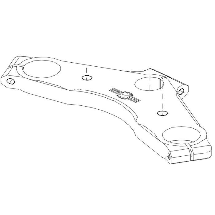 MORIWAKI ENGINEERING モリワキエンジニアリング MORIWAKI ENGINEERING 【フロントフォークブラケットキット補修部品】フォークトップ ブリッジ｜webike02