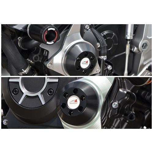 AGRAS アグラス レーシングスライダーSET ジュラコンカラー：ブラック CB1000R (2018-) HONDA ホンダ エンジンスライダー・フレームスライダー フレーム