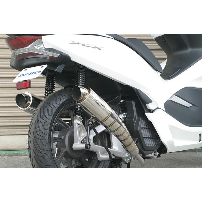 ADIO アディオ BB-SHOOT フルエキゾーストマフラー PCX125 JF81 JF84 PCX150 KF30 PCX HYBRID 2AJ-JF84 HONDA ホンダ マフラーの画像