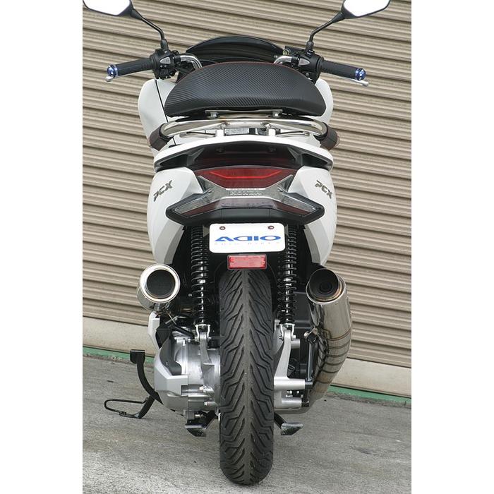 ADIO アディオ BB-SHOOT フルエキゾーストマフラー PCX125 JF81 JF84 PCX150 KF30 PCX HYBRID 2AJ-JF84 HONDA ホンダ マフラーの画像