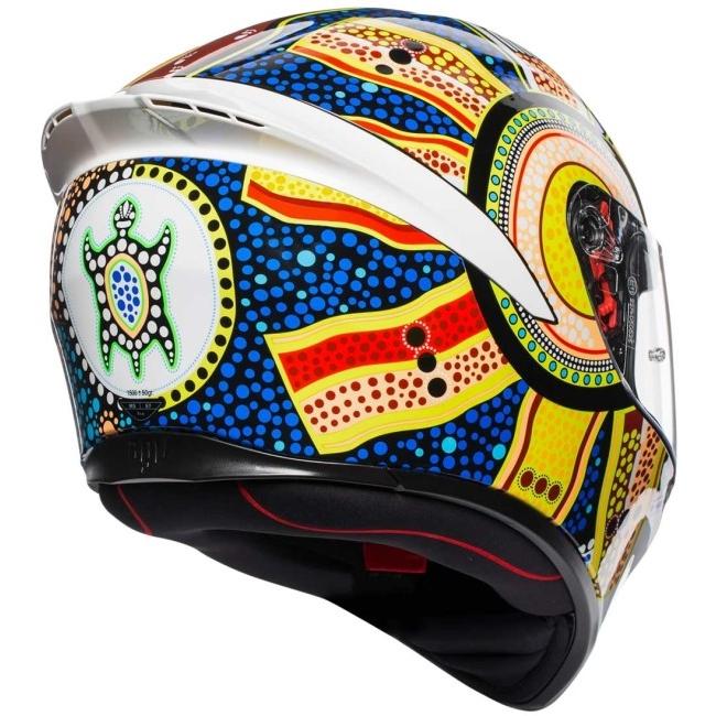 AGV エージーブイ K1 ヘルメット バレンティーノロッシ DREAMTIME サイズ：S (55-56cm)｜webike02｜04