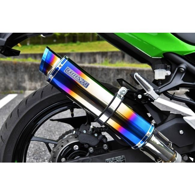 BEAMS ビームス R-EVO2 スリップオンマフラー サイレンサー：ヒートチタン／重量(純正3.8kg)：2.1kg ニンジャ400 (2014-) KAWASAKI カワサキ｜webike02｜06