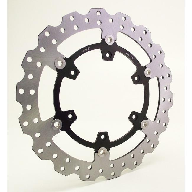 MOTO禅 モトゼン Warp9 APEX フローティングスーパーモトブレーキローター+専用キャリパーサポート 250 XC-W 03-18 EXC KTM ブレーキディスクローター ブレーキ_2