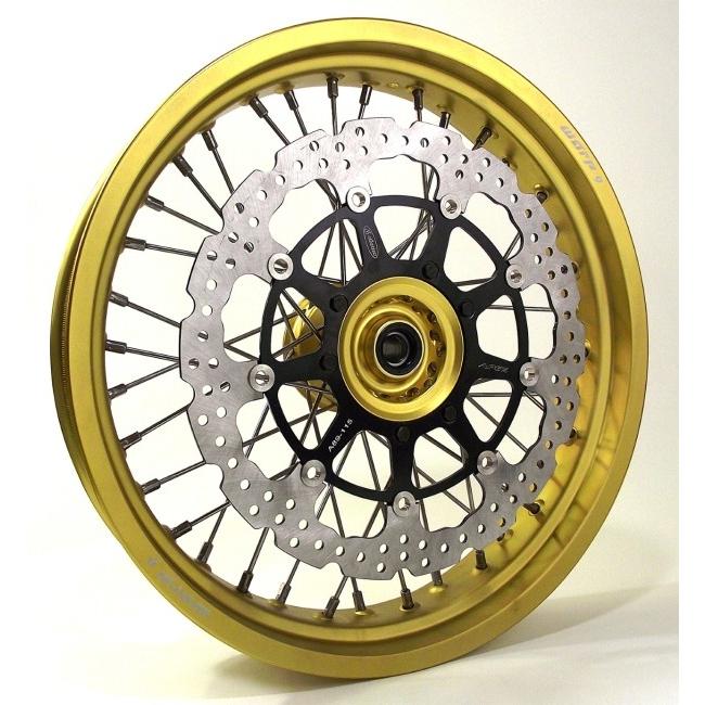 MOTO禅 モトゼン Warp9 APEX フローティングスーパーモトブレーキローター+専用キャリパーサポート 250 XC-W 03-18 EXC KTM ブレーキディスクローター ブレーキ_3