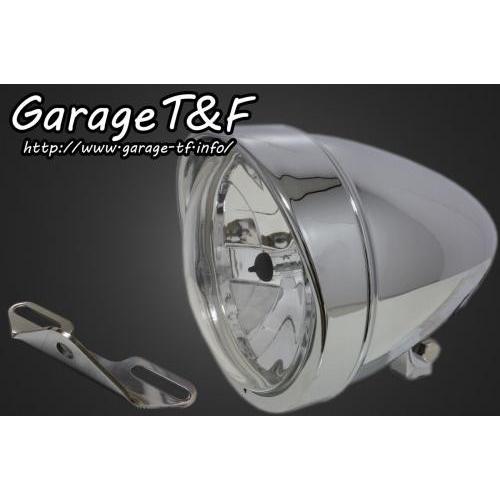 Garage T＆F - Garage T\u0026F 車宿り 5.75inロケット花火ともし火\u0026ライトステー(手あいB)一揃いの道具 仕上：メッキ仕上 薬物はやりっ児1100古典派音楽 YAMAHA ヤマハ バイク-ライト、レンズ