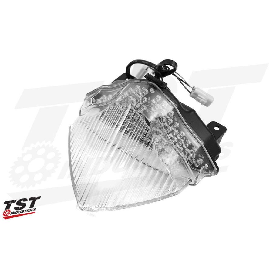 TST TST:ティーエスティー LEDウインカー一体型 インテグレートテールライト LIGHT PATTERN：Strobe Function / LENS COLOR：Clear YZF-R1 YAMAHA ヤマハ