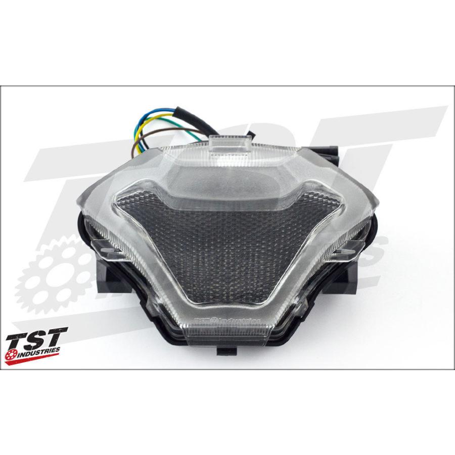 ブランド登録なし - TST ティーエスティー LEDウインカー一体型 インテグレートテールライト LENS COLOR：Clear FZ-07 15-17 YZF-R25 YZF-R3 YAMAHA ヤマハ 尻っ方照明ランプ 点火装置類