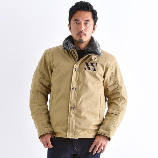 ラフ＆ロード ROUGH＆ROAD N-1RボアウインタージャケットFP サイズ：M