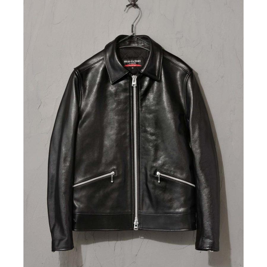 年末値下げカドヤHEAD FACTORY レザージャケット Ad9 size L カドヤ（KADOYA） Ad9 ジャケット 【HEAD FACTORY】 サイズ：L レザー