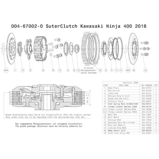 SUTERCLUTCH（スータークラッチ） スータースリッパークラッチ