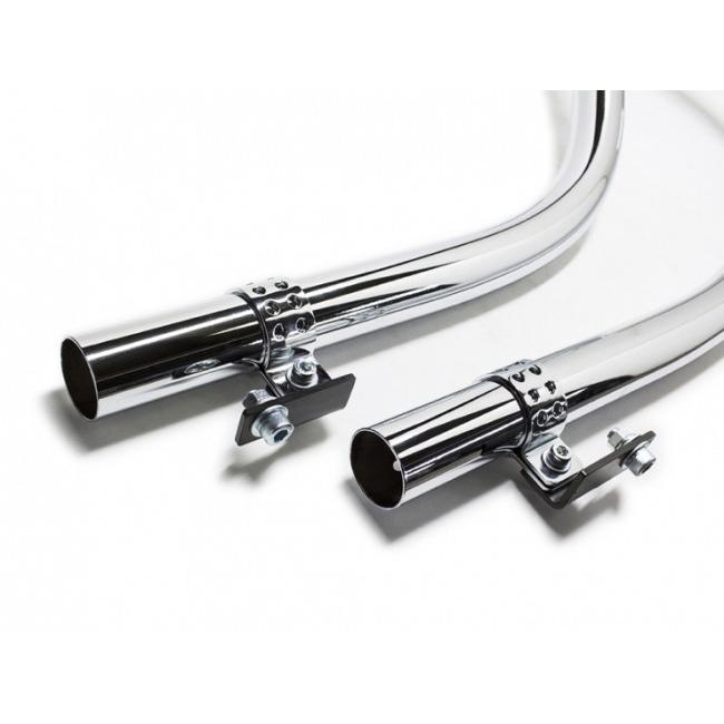 モーターロック　スポーツスター XL 04-06 手曲げマフラー Motor Rock モーターロック オールドスタイル手曲げマフラー