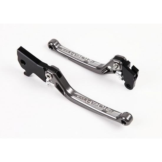 RIDEA リデア ノブアジャストブレーキレバー 左右セット レバーカラー：チタン グロム モンキー125 HONDA ホンダ ブレーキレバー ハンドル周辺パーツ ハンドル | RIDEA