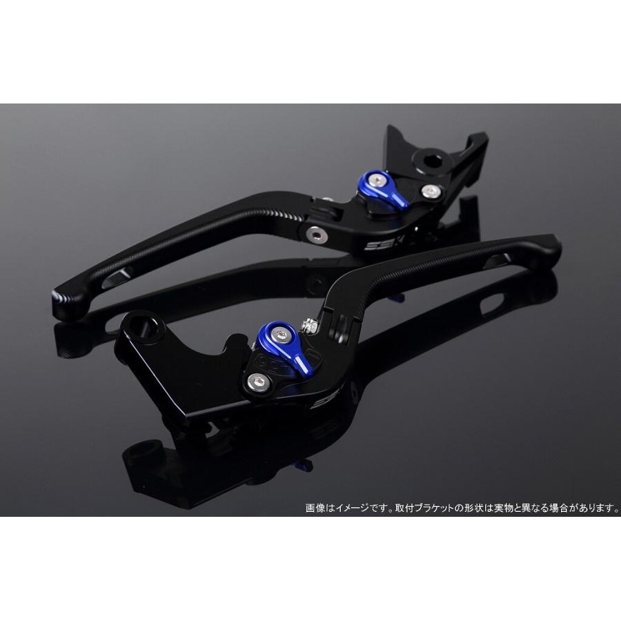 SPEEDRA スピードラ アルミビレットアジャストレバーセット 3D可倒式 アジャスターカラー：マットブルー / レバー本体カラー：マットブラック HONDA ホンダ | SPEEDRA