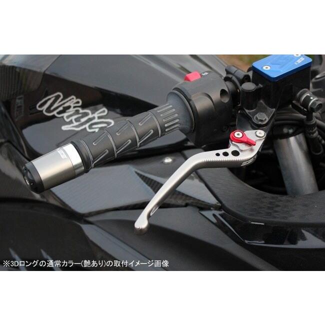 SPEEDRA スピードラ アルミビレットアジャストレバーセット 3Dロング アジャスターカラー：マットレッド / レバー本体カラー：マットブラック HONDA ホンダ | SPEEDRA | 02