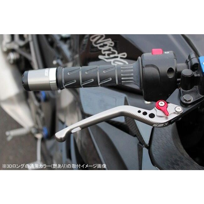 SPEEDRA スピードラ アルミビレットアジャストレバーセット 3Dロング アジャスターカラー：マットレッド / レバー本体カラー：マットグリーン HONDA ホンダ | SPEEDRA | 01