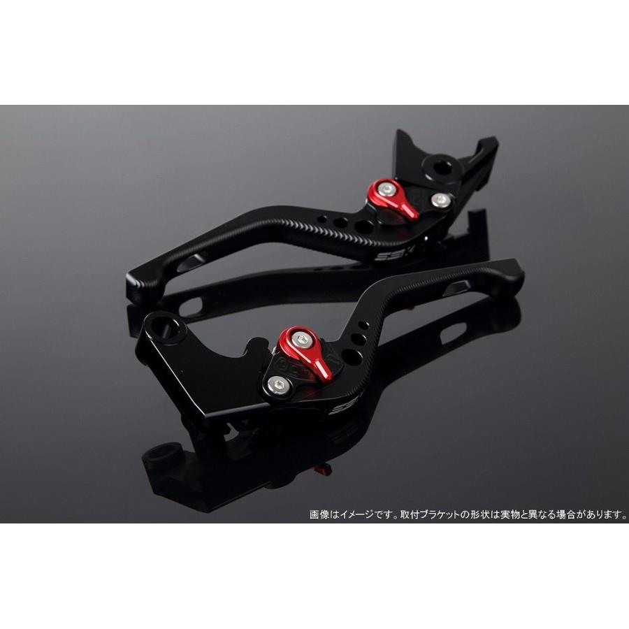 SPEEDRA スピードラ アルミビレットアジャストレバーセット 3Dショート アジャスターカラー：マットレッド / レバー本体カラー：マットブラック HONDA ホンダ | SPEEDRA