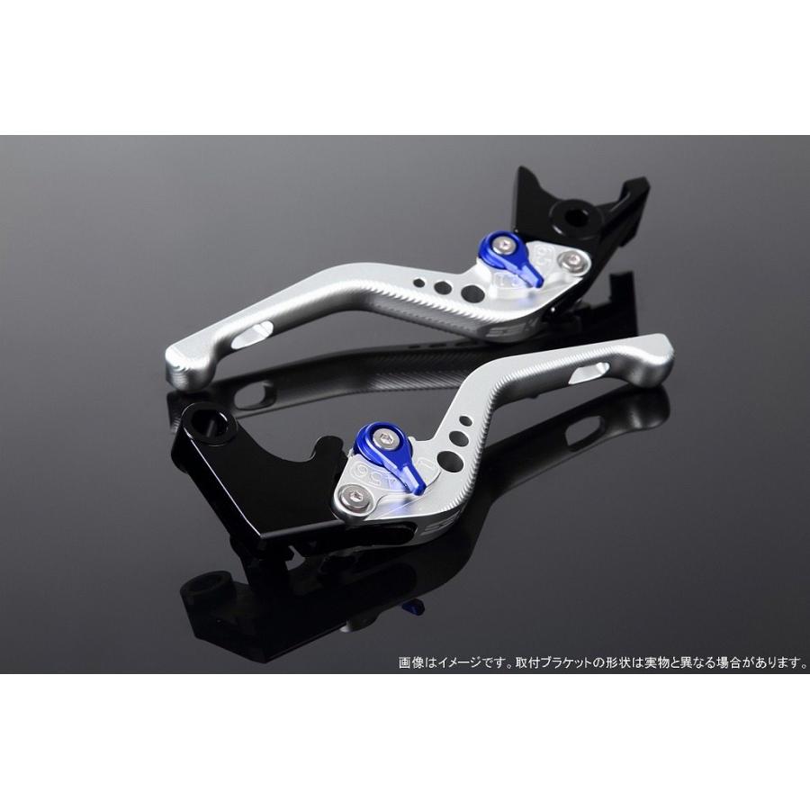 SPEEDRA スピードラ アルミビレットアジャストレバーセット 3Dショート アジャスターカラー：マットブルー / レバー本体カラー：マットシルバー HONDA ホンダ | SPEEDRA