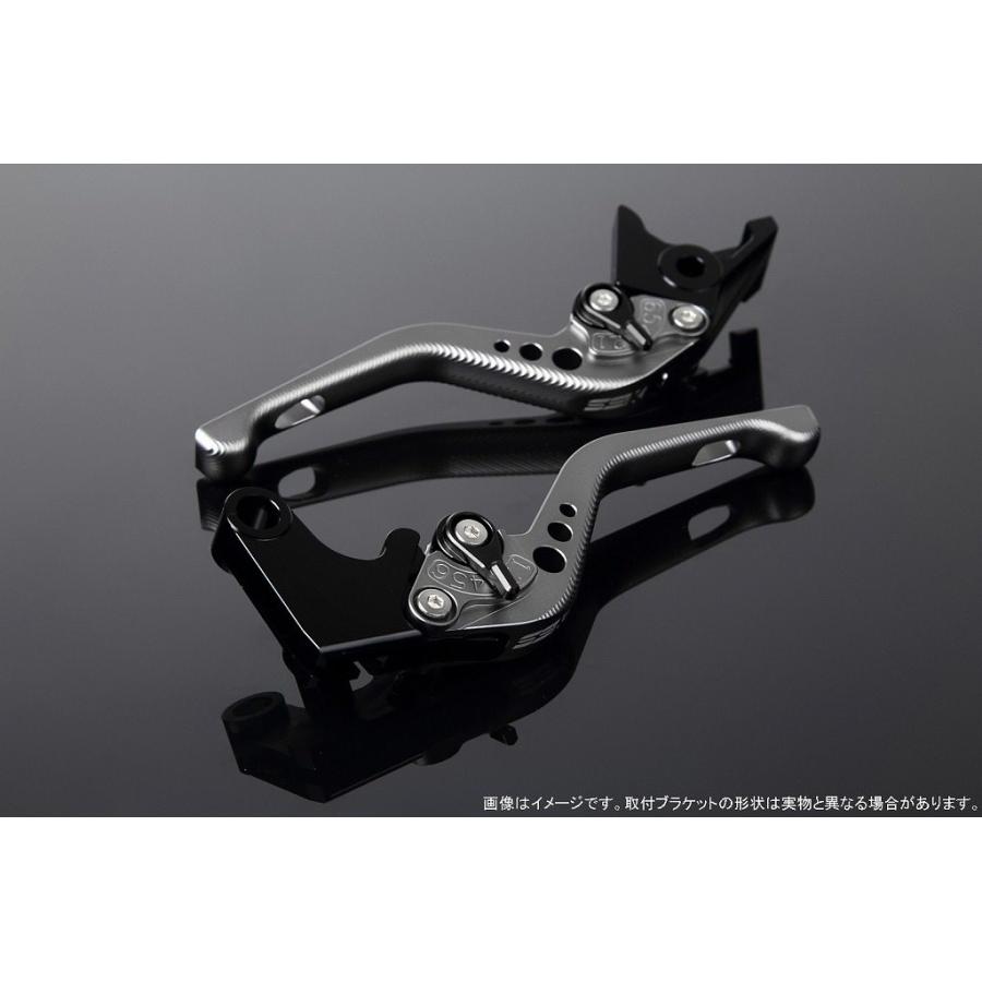 SPEEDRA スピードラ アルミビレットアジャストレバーセット 3Dショート レバー本体カラー：マットチタン / アジャスターカラー：マットブラック HONDA ホンダ | SPEEDRA