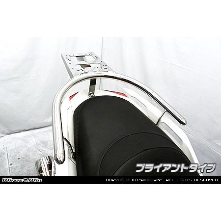 WirusWin ウイルズウィン リアボックス用ベースブラケット付きタンデムバー タイプ：エレガントタイプ XMAX 250 XMAX300 YAMAHA ヤマハ 外装 | WirusWin