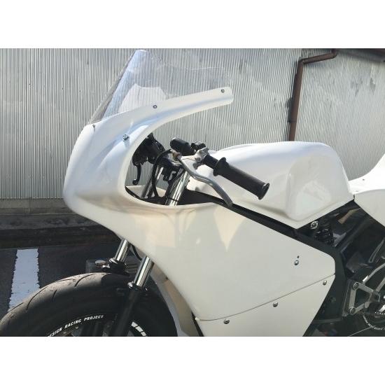 M-DESIGN エムデザイン アッパーカウル タイプ0 タイプ：スクリーン有り NSR50 NSR80 HONDA ホンダ HONDA ホンダ HONDA ホンダ HONDA ホンダ｜webike02｜02