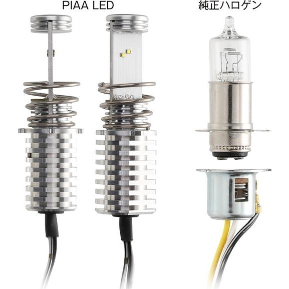 PIAA ピア MLE5 LEDヘッドライトバルブ アドレスV125 SUZUKI スズキ 灯火類 電装系_2