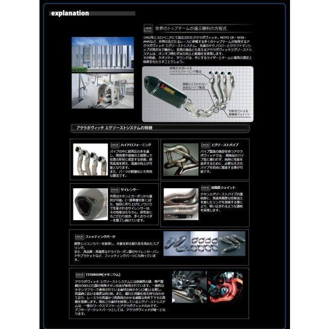 AKRAPOVIC アクラポビッチ e4仕様 スリップオンラインマフラー