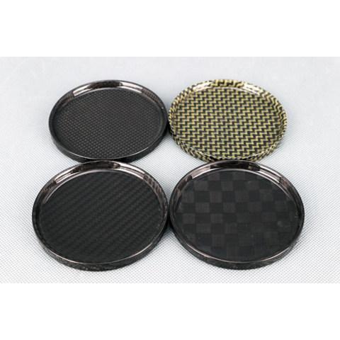 A-TECH エーテック ブラックダイヤモンド コースター タイプ1 仕上げ：艶ありクリア塗装 / タイプ：開繊ドライカーボン その他グッズ バイク関連グッズ | A-TECH | 02