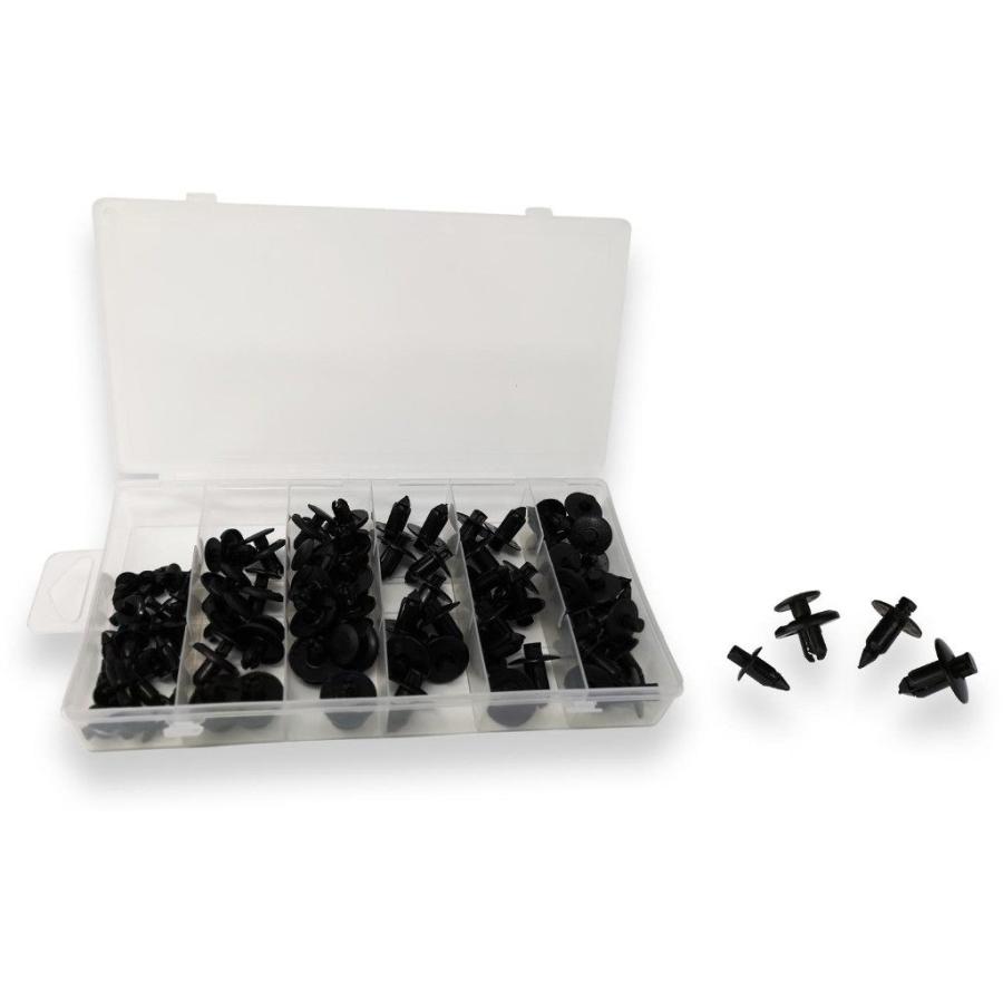 CNC Racing シーエヌシーレーシング 外装用リベットプッシュピンキット ナイロン製80個入 クリップ・プッシュリベット | CNC RACING