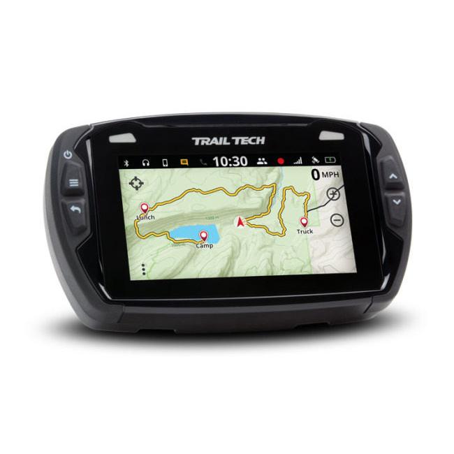 TrailTech トレイルテック VOYAGER PRO GPS デジタルメーターキット TW200 正立 ドラムブレーキ  空冷プラグセンサー12mm YAMAHA ヤマハ ナビ 電子機器類 | ブランド登録なし | 07