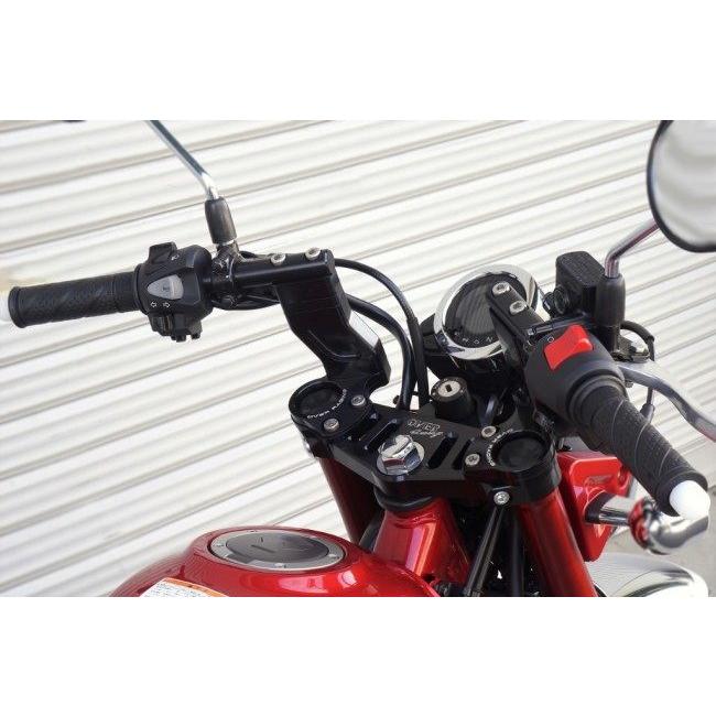 OVER オーヴァー スポーツライディングハンドルキット カラー：ブラックアルマイト MONKEY125 Monkey125 HONDA ホンダ ハンドルキット ハンドルの画像