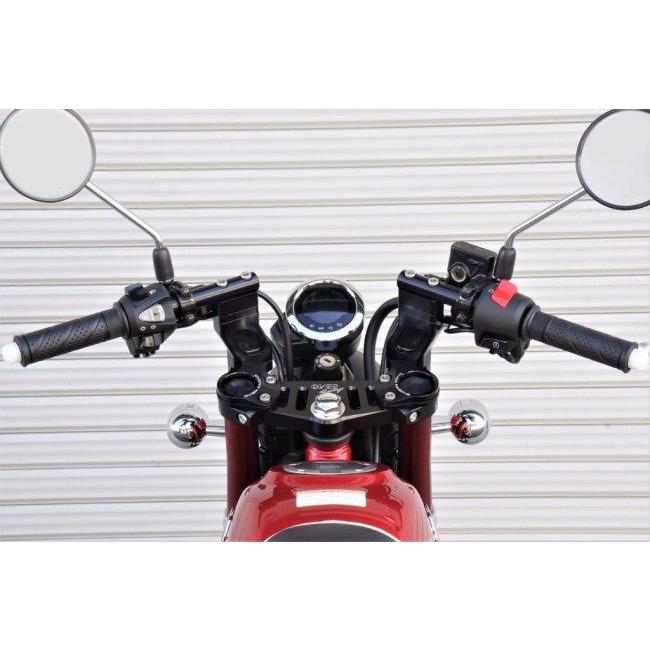 OVER オーヴァー スポーツライディングハンドルキット カラー：ブラックアルマイト MONKEY125 Monkey125 HONDA ホンダ ハンドルキット ハンドルの画像
