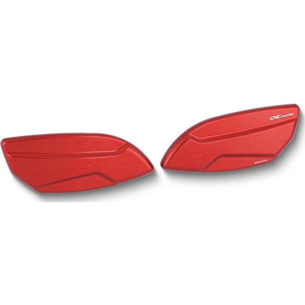 CNC Racing シーエヌシーレーシング ミラーホールキャップ カラー：レッド RSV4 APRILIA アプリリア ミラーホールカバー ハンドル | CNC RACING