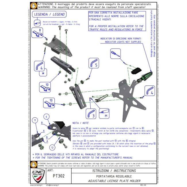 CNC Racing シーエヌシーレーシング ミラーホールキャップ カラー：レッド RSV4 APRILIA アプリリア ミラーホールカバー ハンドル | CNC RACING | 04