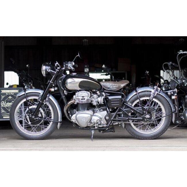 SR400 SR500 ボンネビルタンクキット クローム【新品】モーターロック