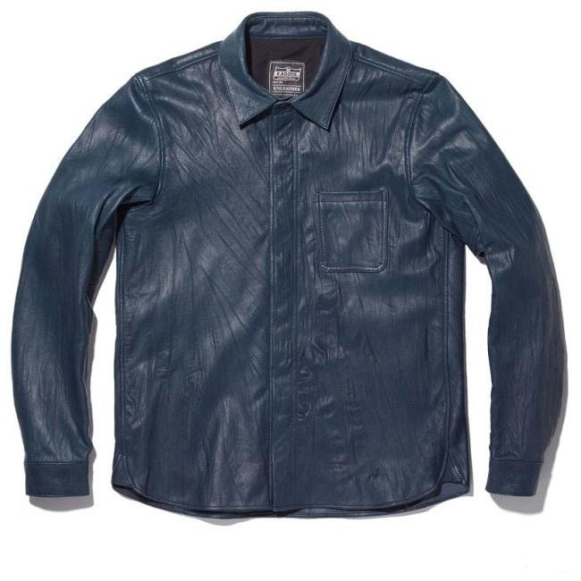 激レア　KADOYA カドヤ　レザーシャツジャケット　Lサイズ カドヤ（KADOYA） KADOYA LEATHER SHIRT STD ブラウン カドヤ公式