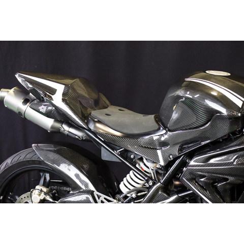 A-TECH エーテック レース用シートカウルSPL タイプ：綾織ドライカーボン（DC）／仕上げ：クリア塗装済 G310R BMW シートカウル・テールカウル カウル関連 外装の画像