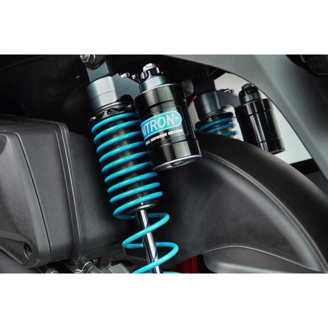 NITRON ナイトロン リアサスペンションツインショック TWIN R3シリーズ ベースカラー：タイタニアム / スプリングカラー：ブラック シグナスX YAMAHA ヤマハ | NITRON | 07