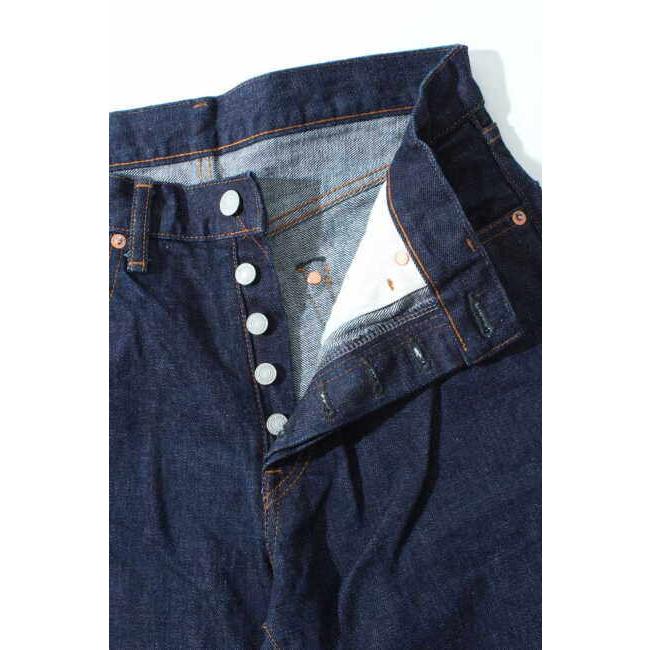 児島ジーンズ 15oz セルビッチデニム ストレート ワンウォッシュ ボタンフライ サイズ：42 デニムパンツ・ジーンズ・チノパンツ パンツ・ボトムス アパレル | ブランド登録なし | 02