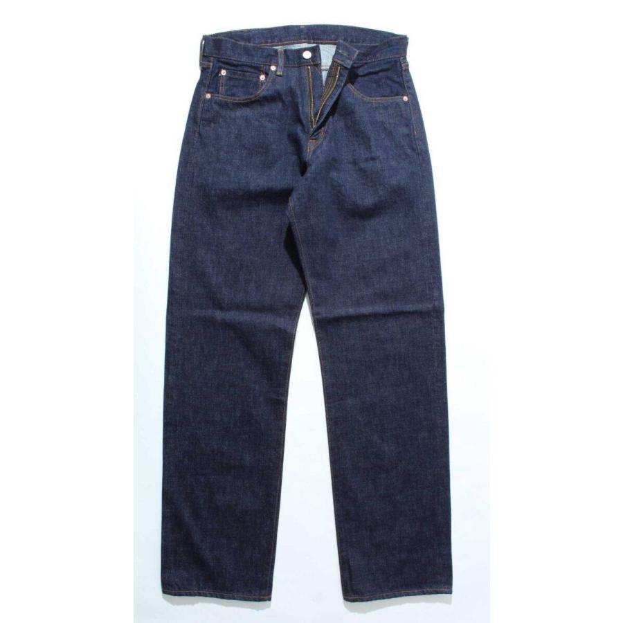 児島ジーンズ 15oz セルビッチデニム ワイド ワンウォッシュ ジップ