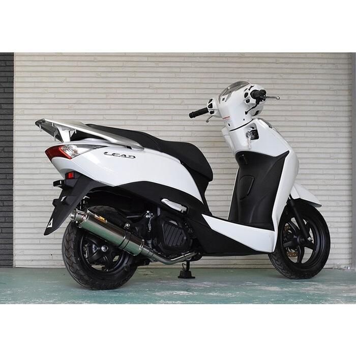 Realize リアライズ 22レーシング フルエキゾーストマフラー ステンレス (0.6mm厚) リード125 HONDA ホンダ Realize リアライズ 22レーシング フルエキゾーストマフラー