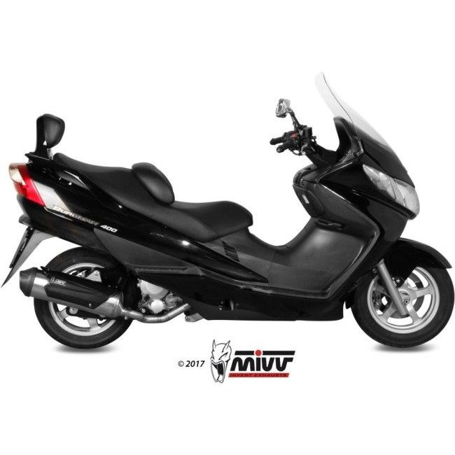 MIVV ミヴ URBAN フルエキゾーストマフラー バーグマン400 BURGMAN 250